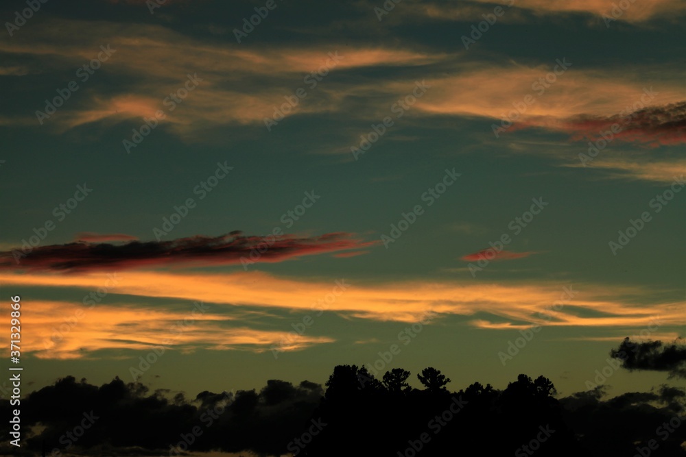 八月の夕焼け 八月の夕焼け