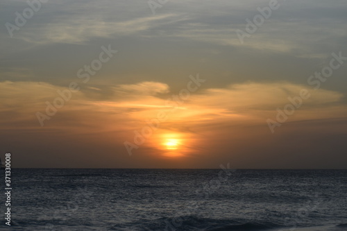 sunset over the sea © Jeff