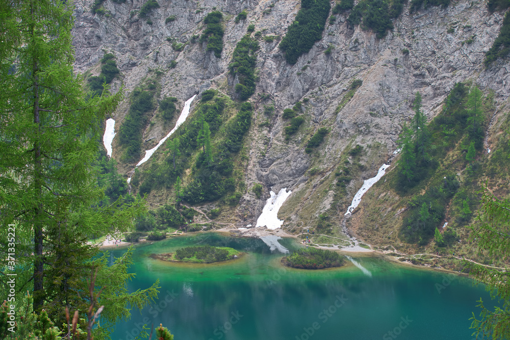 lake in the mountains, Tauplitzalm Austria