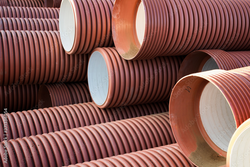 Industrial plastic pipe. Plastic pipes for water. Industrial plastic pipe. Plastic pipes for water.