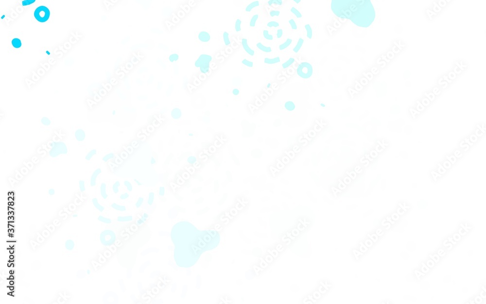 Light BLUE vector backdrop with memphis shapes. Light BLUE vector backdrop with memphis shapes.