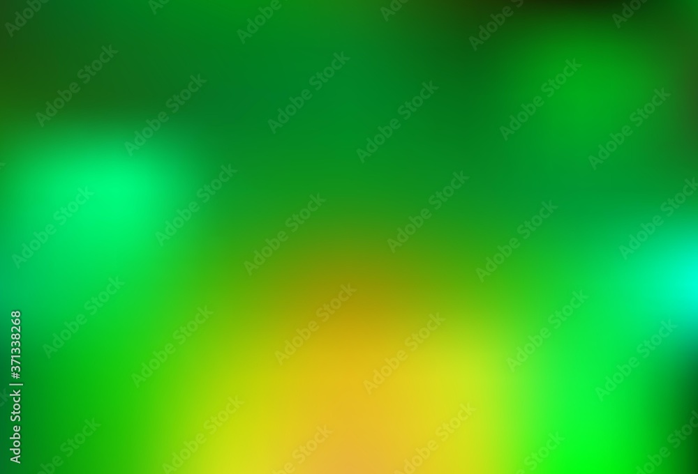 Fototapeta premium Light Green, Yellow vector abstract layout.