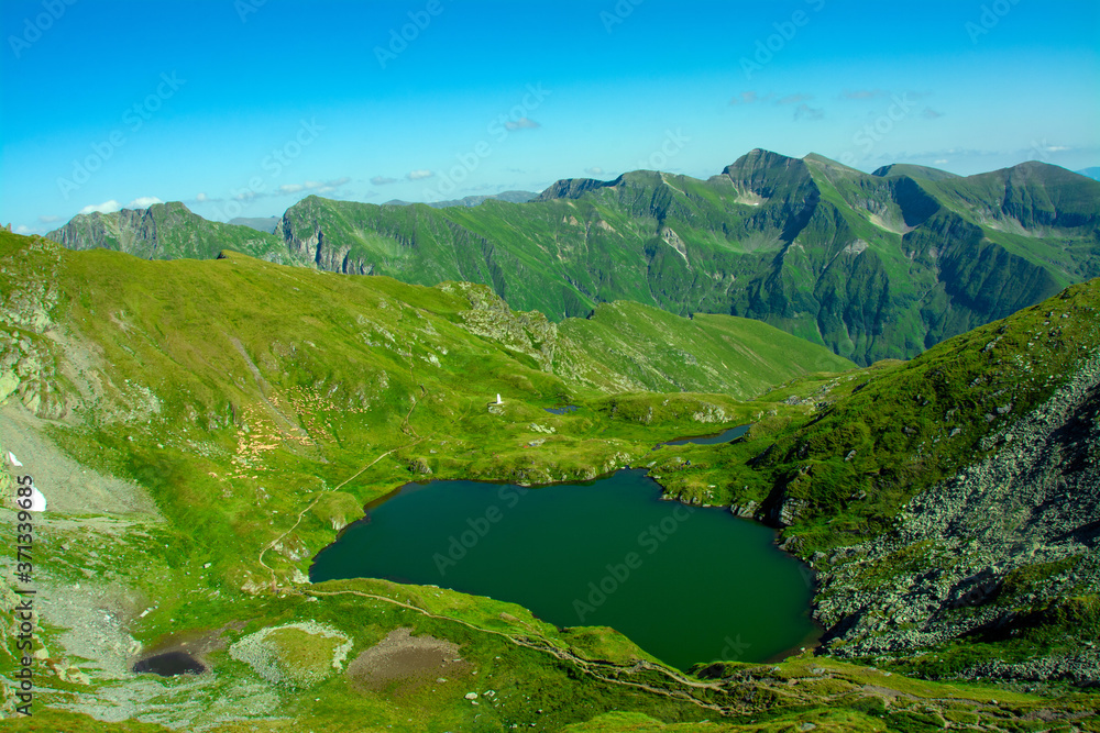 a beautiful landscape from the Fagaras mountains - Romania a beautiful landscape from the Fagaras mountains - Romania