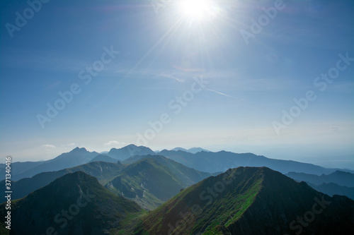 landscape of the Fagaras mountains in summer © sebi_2569