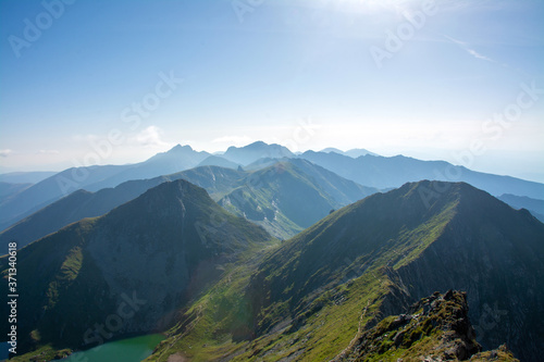 the top of the Fagaras mountains