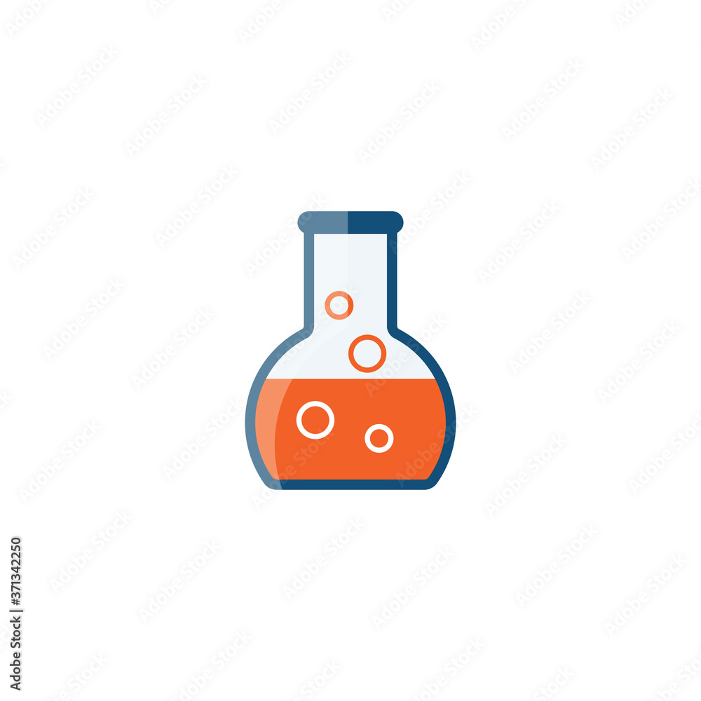 illustration chemical flask