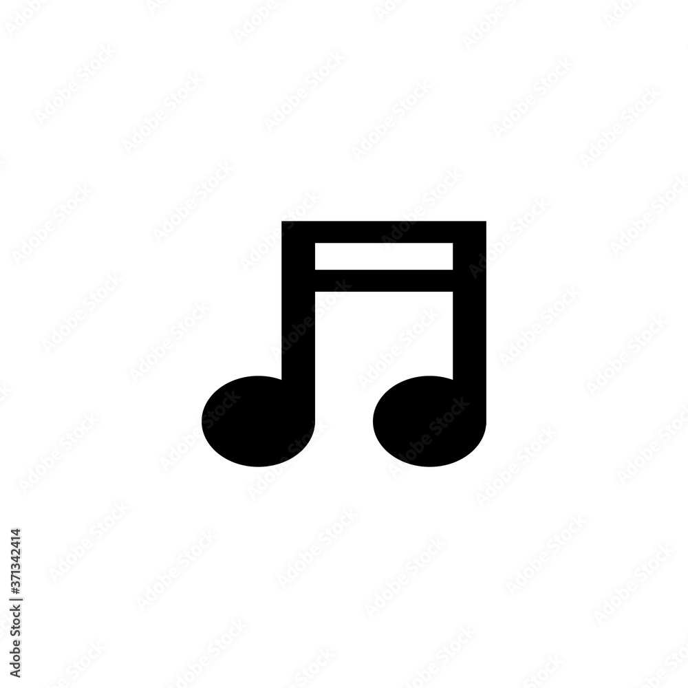 Note music icon logo Note music icon logo