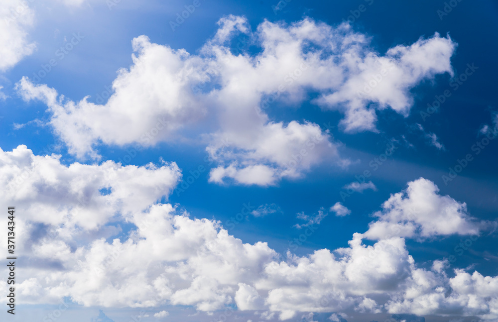 Beautiful clouds with the blue sky background Beautiful clouds with the blue sky background