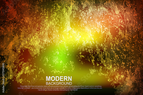 Abstract textured background of brown and yellow shades, chaotic multicolored ripple pattern