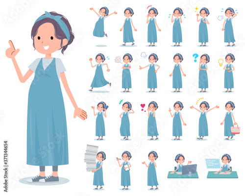 flat type hairband Pregnant women_emotion