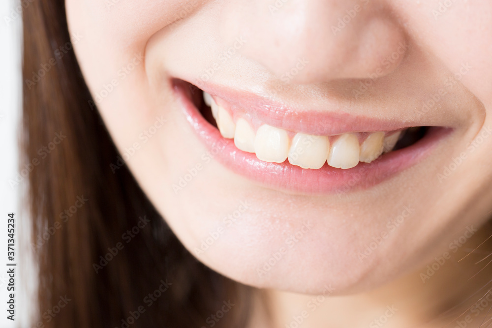 Obraz premium 女性の口元