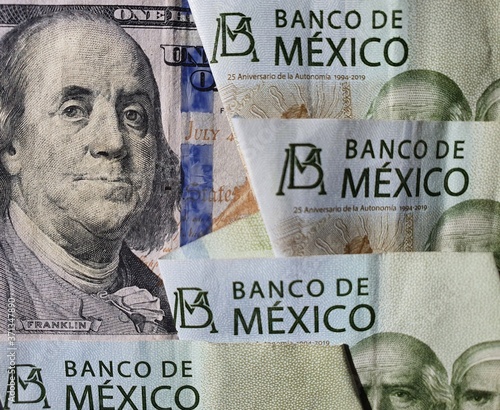 exchange rate of mexican peso and american dollar