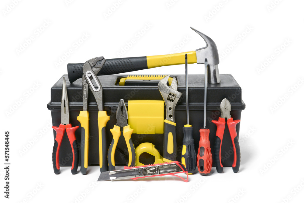 tools on a white background tools on a white background