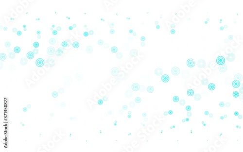 Light Green vector layout with circle shapes. © smaria2015