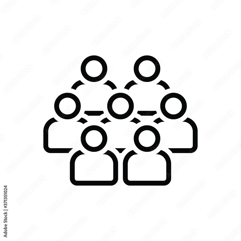 Black line icon for board Black line icon for board
