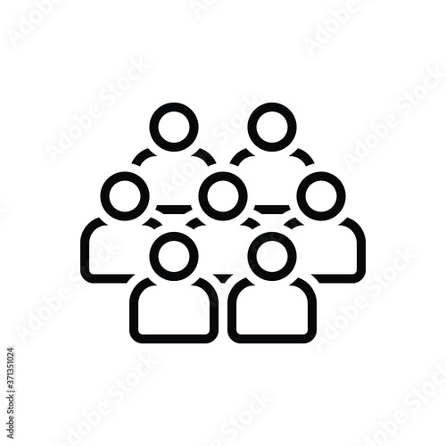 Black line  icon for board 
