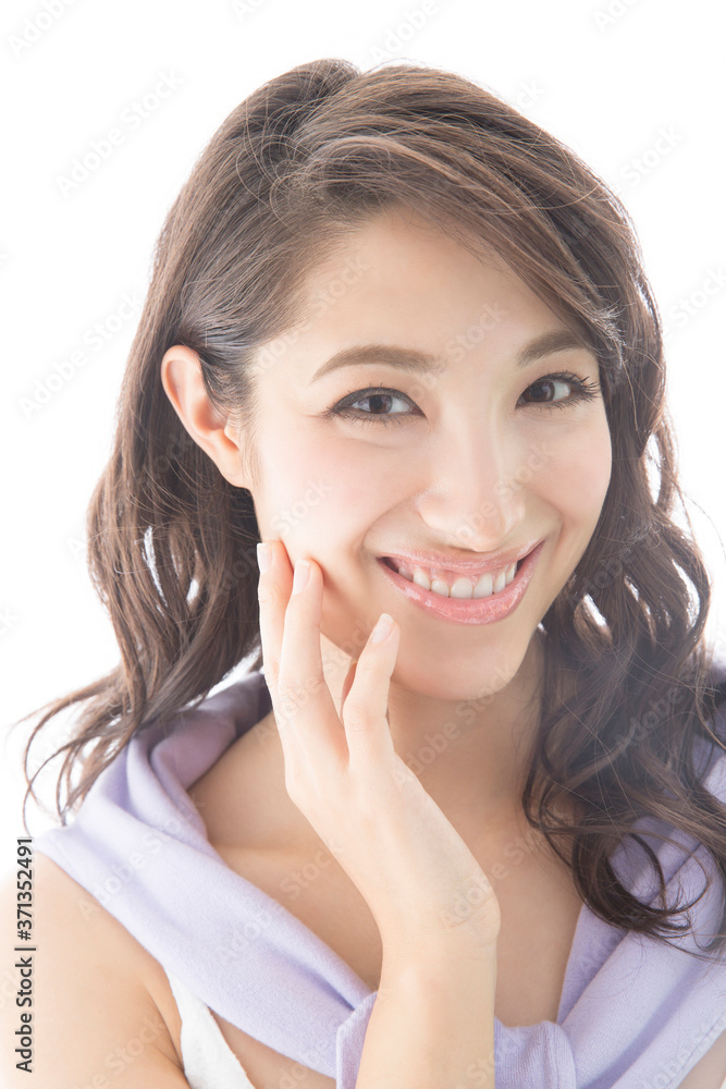 笑顔の女性 笑顔の女性