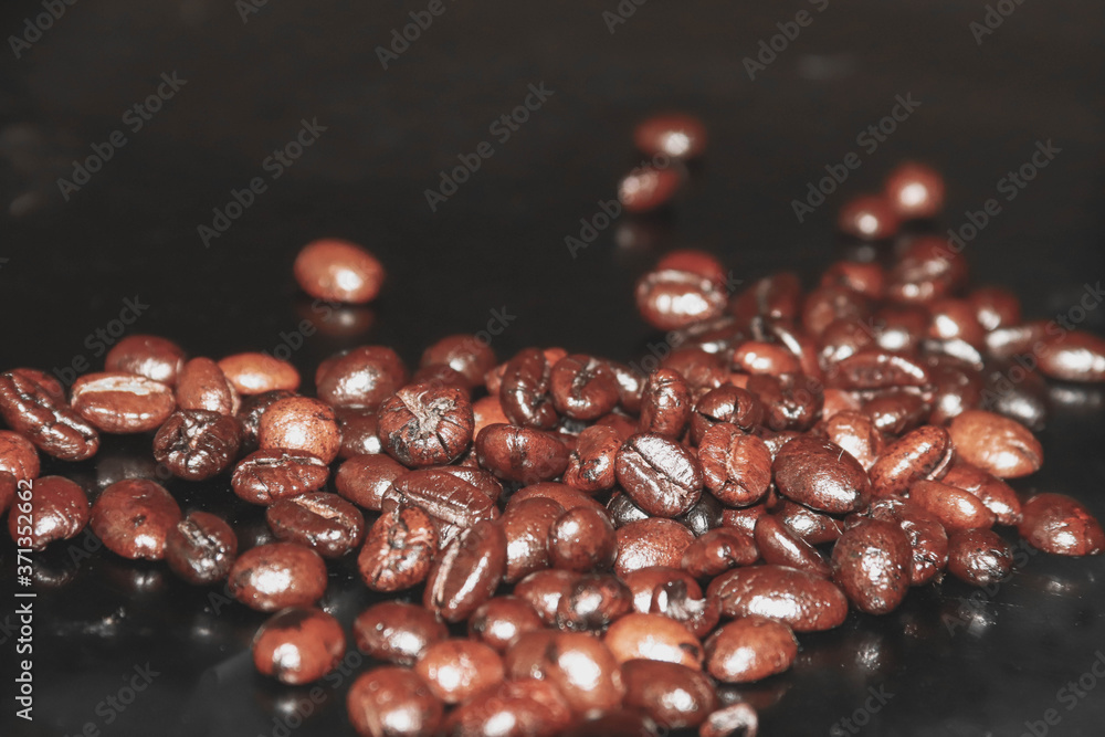 fresh roasted coffee beans background fresh roasted coffee beans background