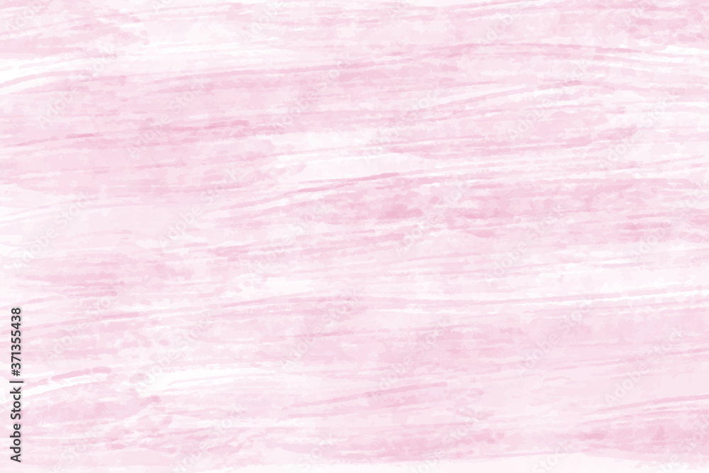 Fototapeta premium pink pastel dry watercolor brush stroke grunge textured background