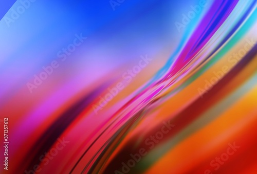 Light Blue, Red vector blurred shine abstract background.