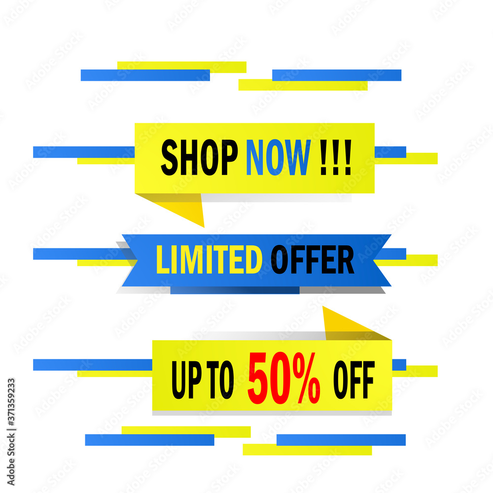 Modern trendy Sale banner template design. Up to 50% off. Eps 10 vector illustration Modern trendy Sale banner template design. Up to 50% off. Eps 10 vector illustration