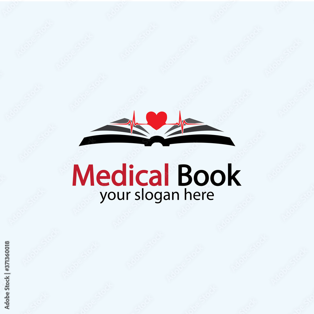 Medical Book Logo icon design vector,health book education logo Designs Inspiration. Medical Book Logo icon design vector,health book education logo Designs Inspiration.