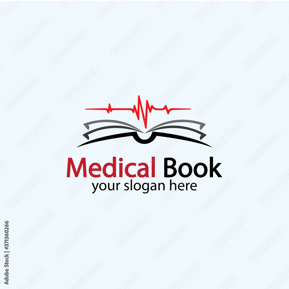 Medical Book Logo icon design vector,health book education logo Designs Inspiration. Medical Book Logo icon design vector,health book education logo Designs Inspiration.
