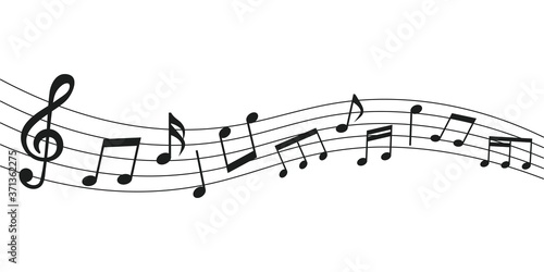 音楽の背景素材