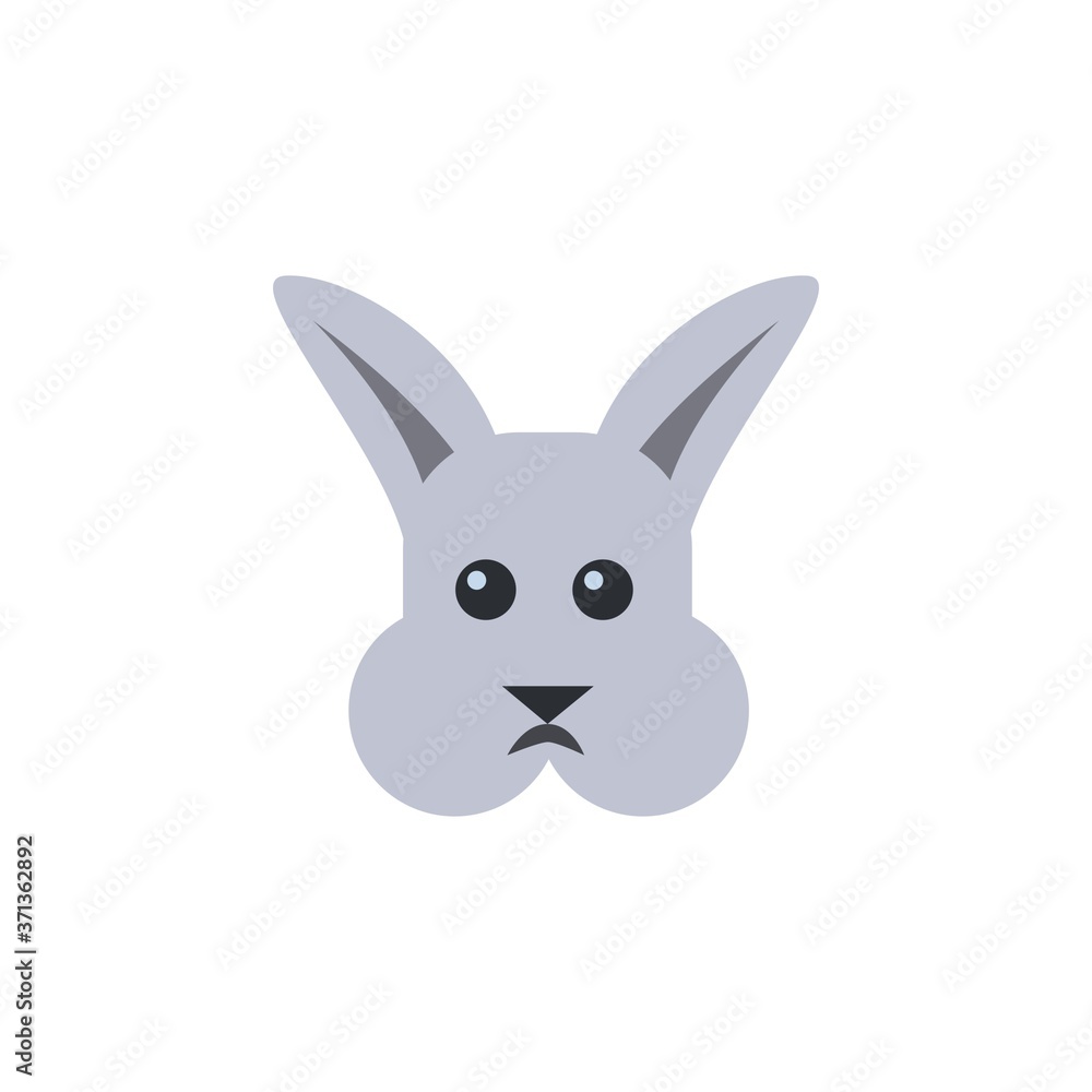 flat rabbit icon, simple element from Pet-vet set, for web and mobile flat rabbit icon, simple element from Pet-vet set, for web and mobile