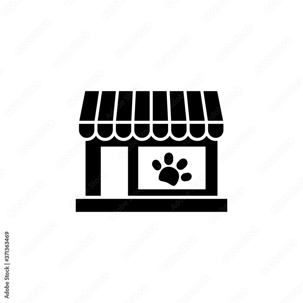 filled pet store icon, simple element from Pet-vet set, for web and mobile filled pet store icon, simple element from Pet-vet set, for web and mobile