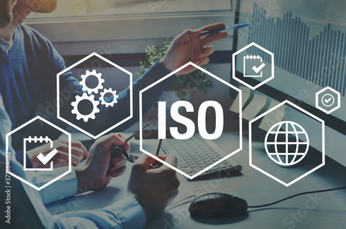 ISO standards quality control concept, assurance warranty photo