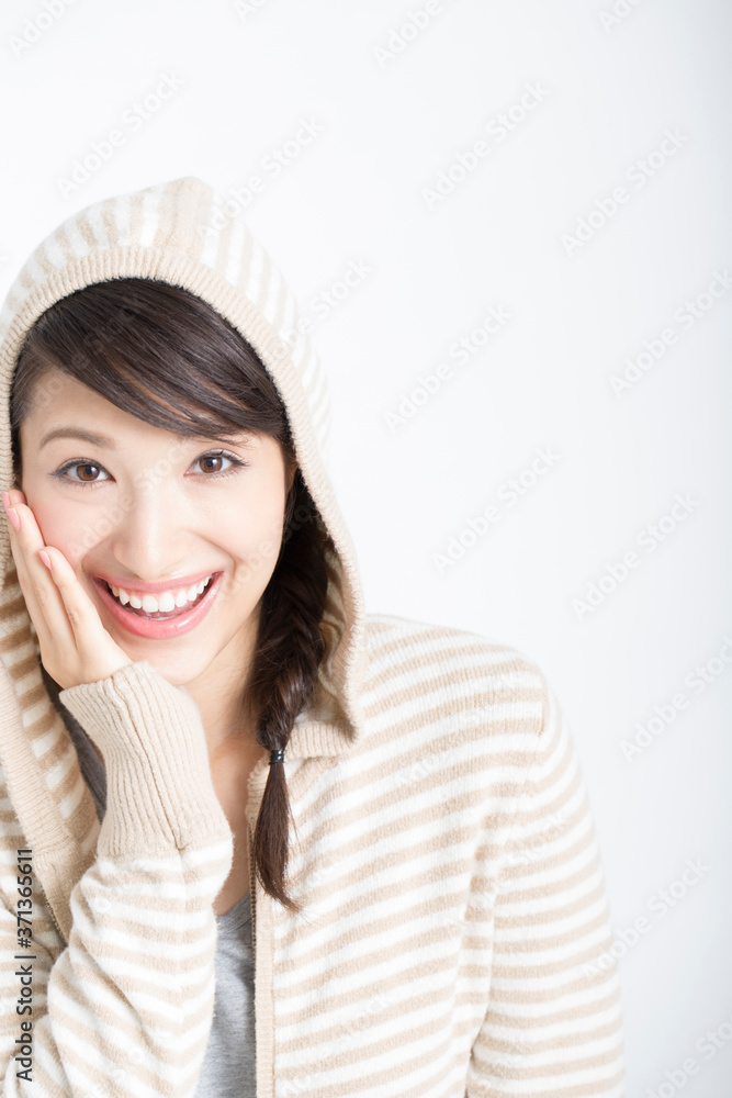 笑顔の女性 笑顔の女性