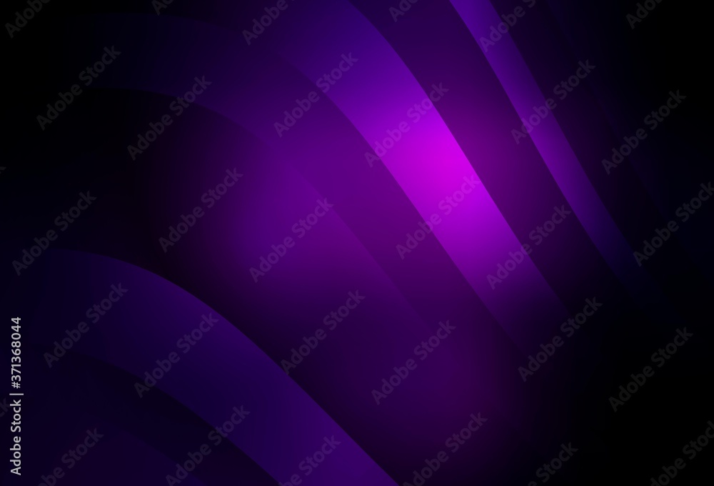 Dark Purple vector pattern with lines.