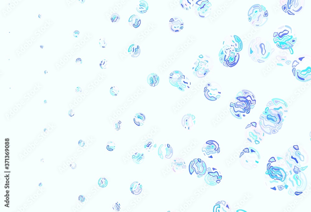 Light Blue, Red vector texture with disks. Light Blue, Red vector texture with disks.