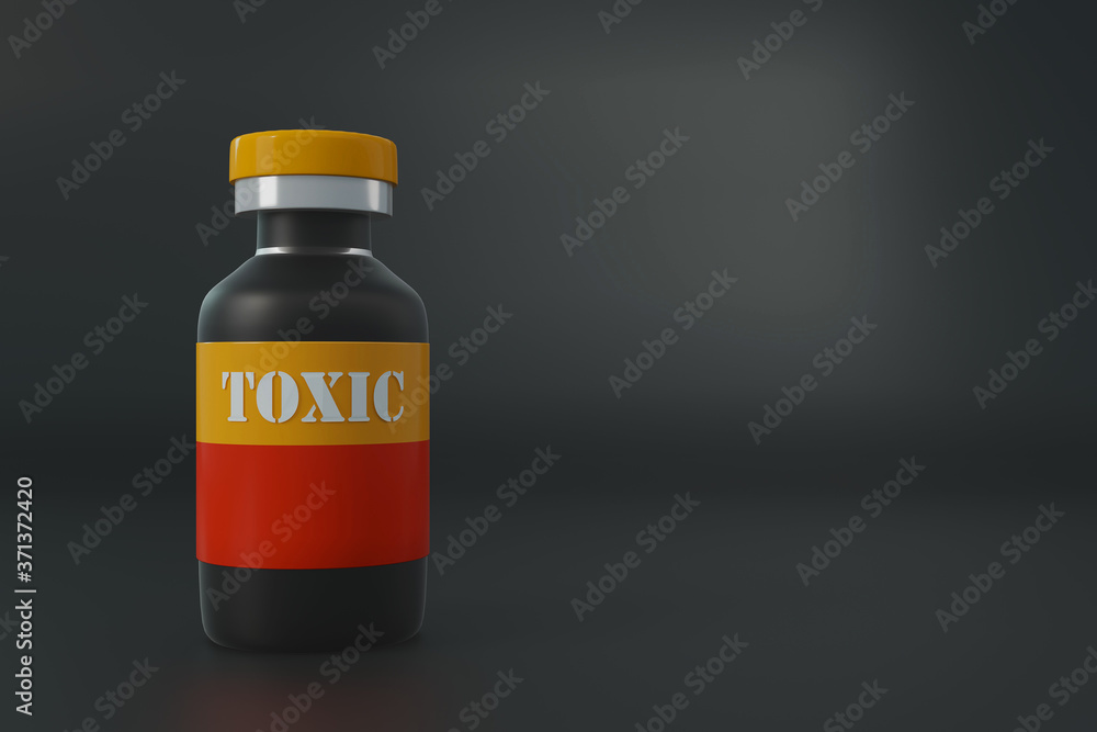 Obraz premium Toxic chemicals, Medical health care concept.