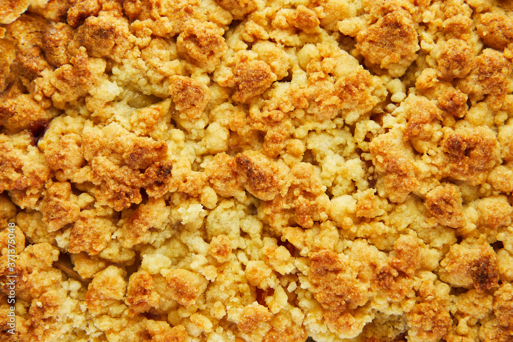 Background texture of peach and pear pie crust Background texture of peach and pear pie crust