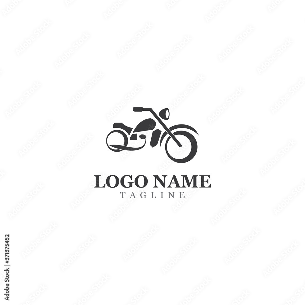 Motorcycle Icon Vector Design Template Motorcycle Icon Vector Design Template