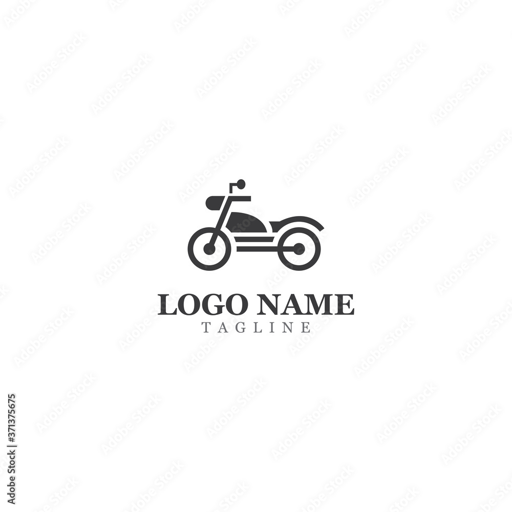 Motorcycle Icon Vector Design Template Motorcycle Icon Vector Design Template