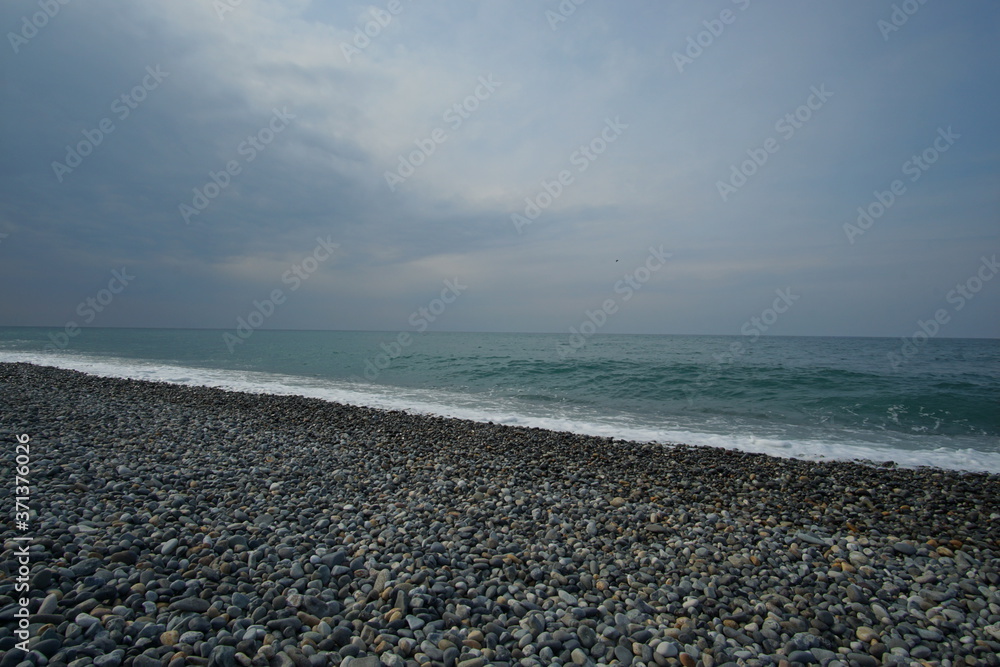 Overcast sky with dark cloud and sea in windy day. Overcast sky with dark cloud and sea in windy day.
