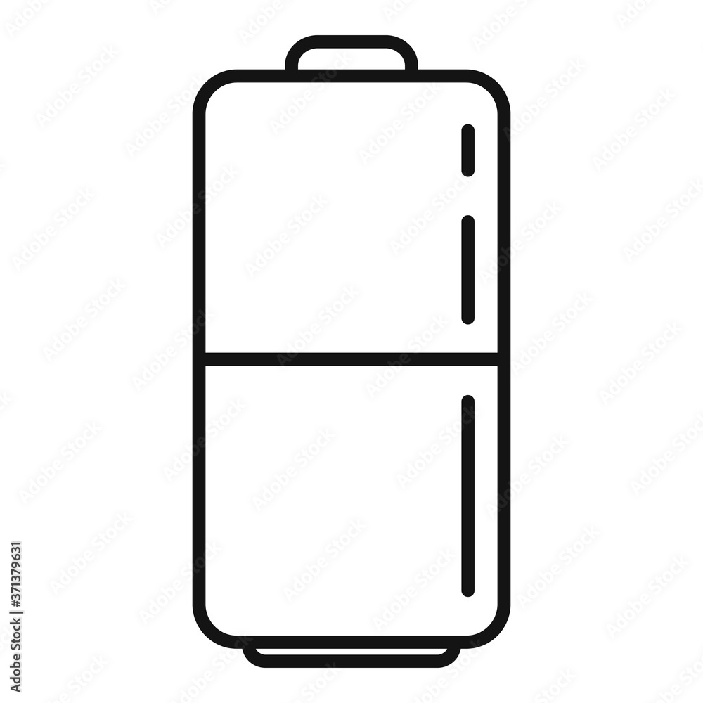 Survival battery icon. Outline survival battery vector icon for web design isolated on white background Survival battery icon. Outline survival battery vector icon for web design isolated on white background