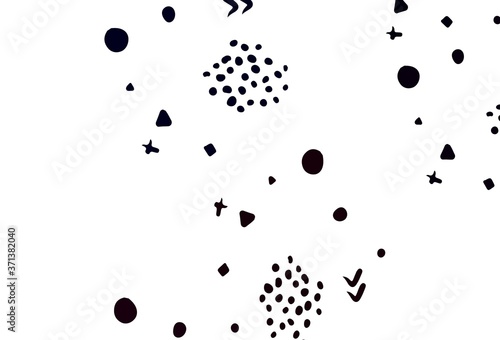 Light Pink, Red vector pattern with random forms.
