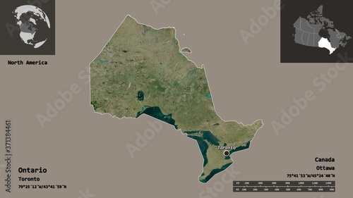 Photography Ontario, province of Canada,. Previews. Satellite