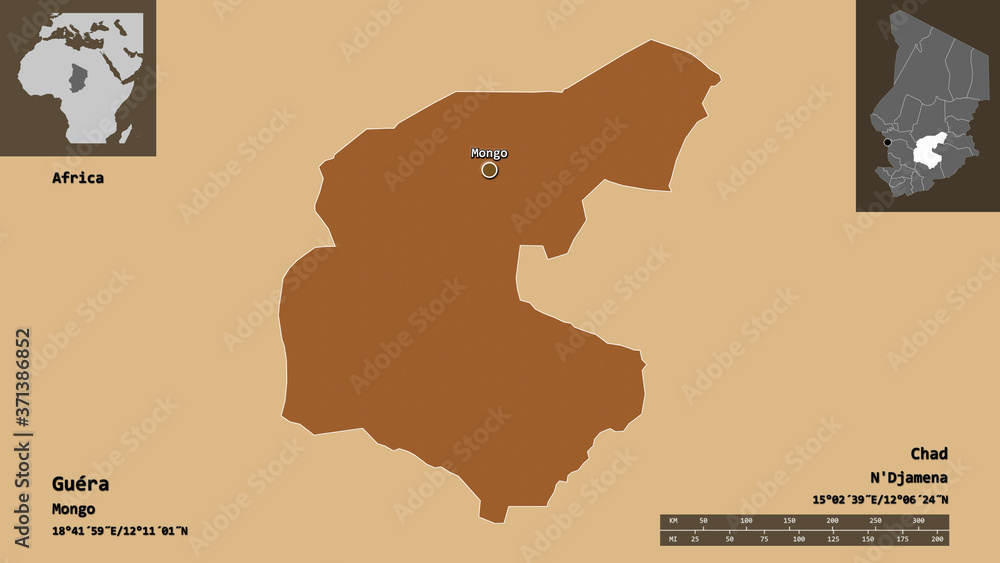 Guéra, region of Chad,. Previews. Pattern