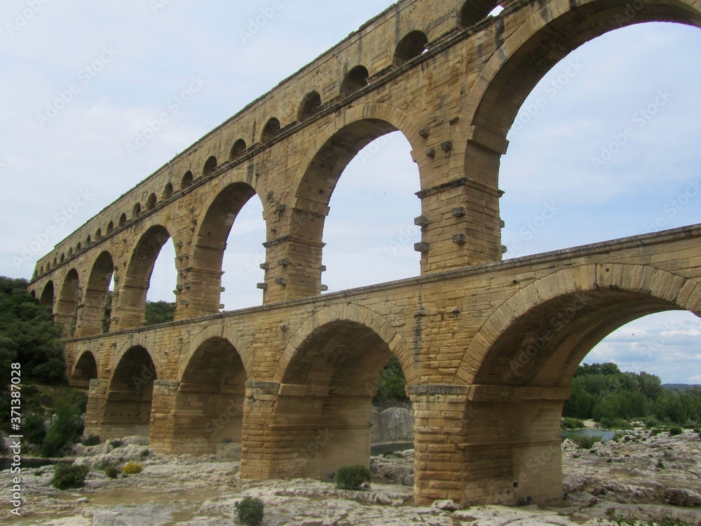 Pont Du Gard, Ancient Roman Aqueduct in France