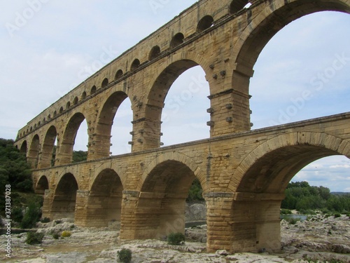Pont Du Gard, Ancient Roman Aqueduct in France