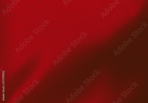 red fabric texture, extreme closeup