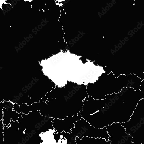 Czech republic map