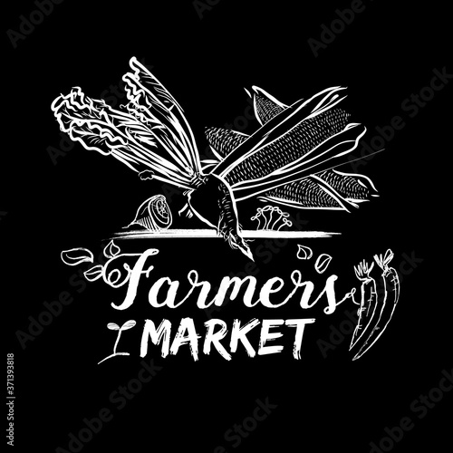 farmers market illustration
