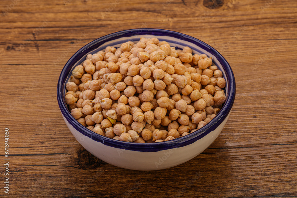 Vegan cuisine - Dry chickpea heap Vegan cuisine - Dry chickpea heap
