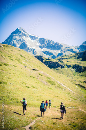 Panorama montano alpino